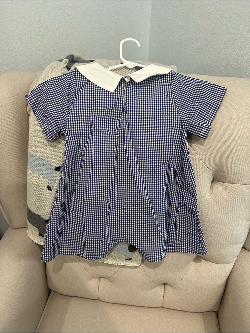 Lil Cactus Patriotic fleur de lis romper - Picture 4 of 4